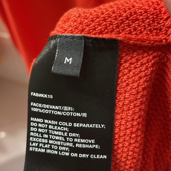 LAFAYETTE 148 NEW YORK Orange Sweater  New with tag. 100% Cotton - Picture 7 of 7